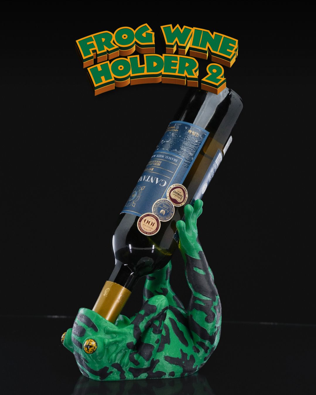 Drinking Frog Wine Stand - Frogivation